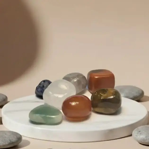 7-kivist tšakrakomplekt